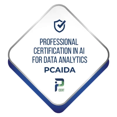 Insignia de certificación en análisis de datos de IA